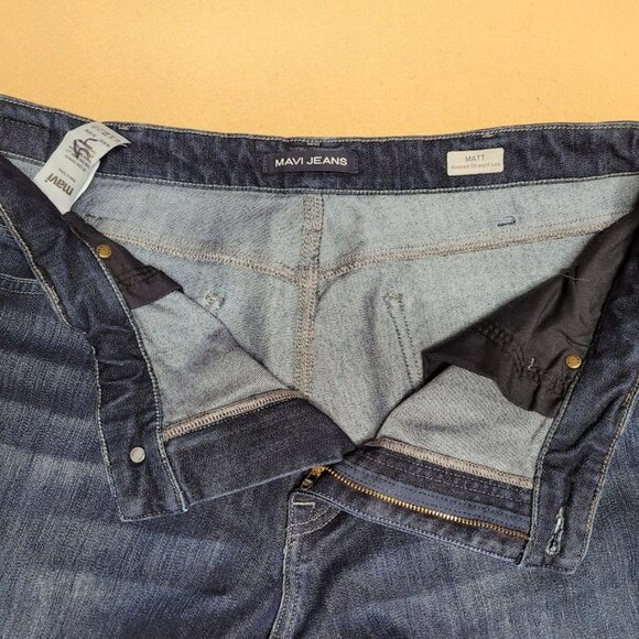 Men's MAVI "Matt" Relaxed Straight Leg Jeans SZ 40x30 - Picture 5 of 13
